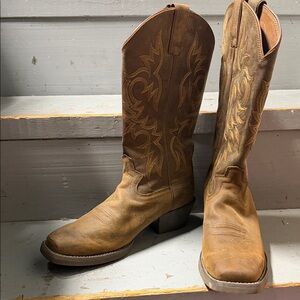 Justin Boots Brown Western Cowboy Boots
